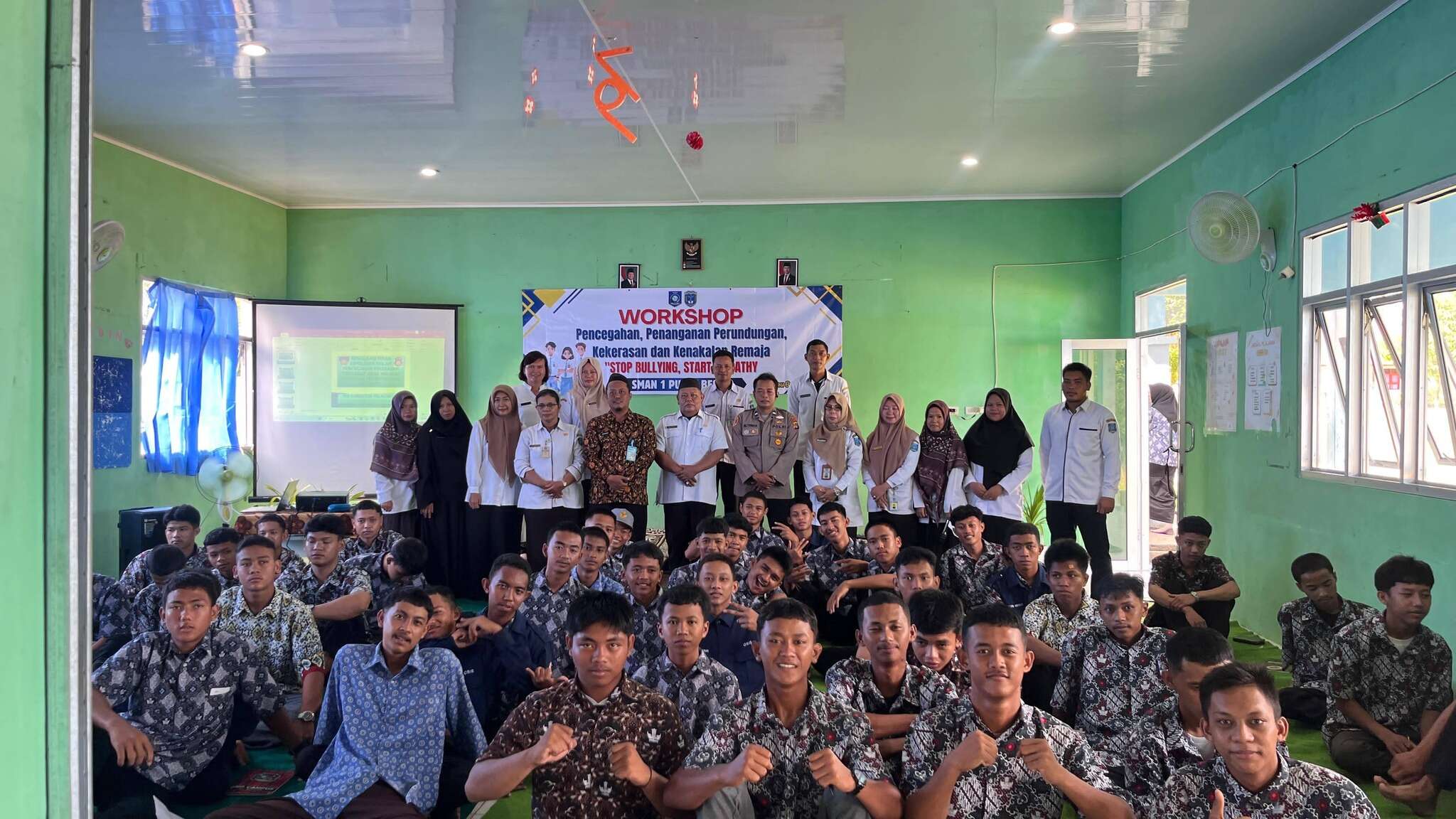 WorkShop Pencegahan, Penanganan Perundungan, Kekerasan dan Kenakalan Remaja SMAN 1 Pulau Besar